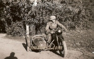 militares, militar, Alemania, sidecar, parada, moto