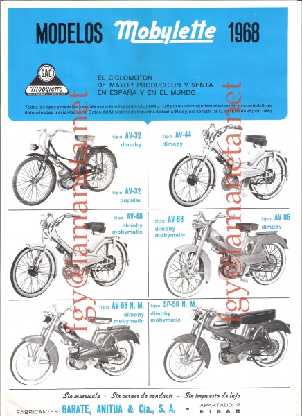 Mobylette Catalogo