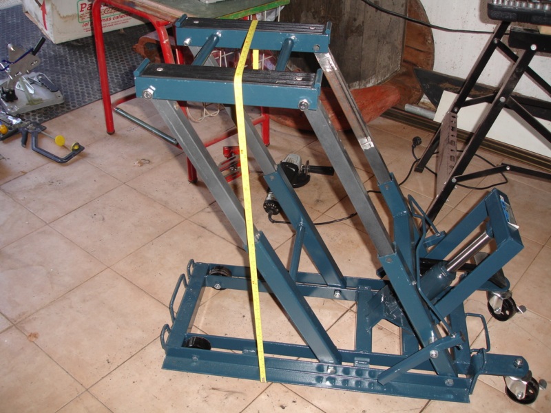 Fabricación de un elevador para moto de campo - lamaneta