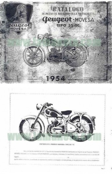Peugeot 125 cc Catalogo piezas de Recambio 5710
