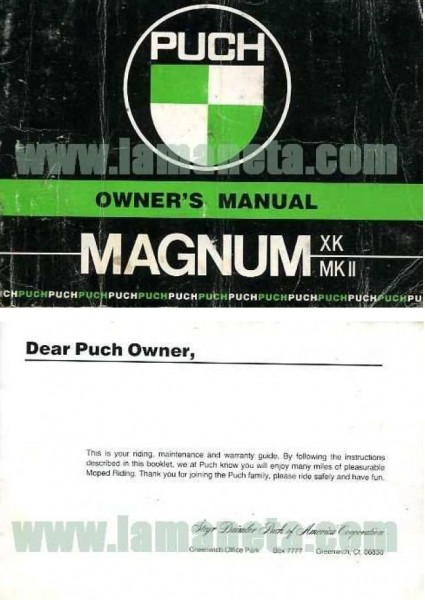Puch Magnum Manual de Usuario Ingles 5269