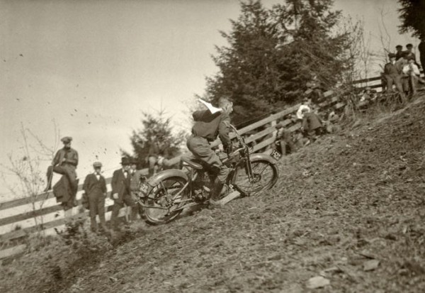 Harley at Oregon hill climb